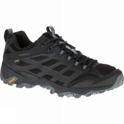 Merrell Mens Moab FST Gore-Tex Shoe Noire Merrell Mens Moab FST Gore-Tex Shoe Noire